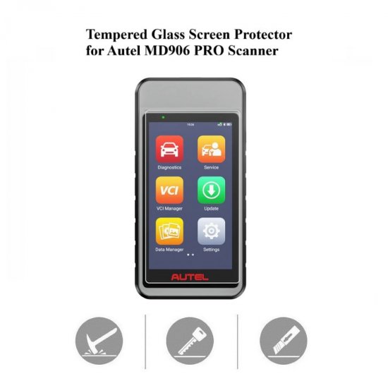 Tempered Glass Screen Protector for AUTEL MaxiDiag MD906Pro